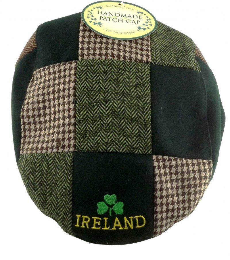 Ireland Green Patchwork Flat Cap