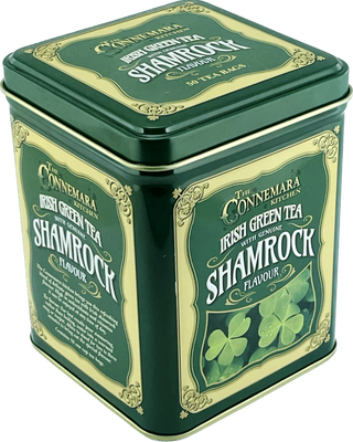 Tin of Shamrock Green Tea