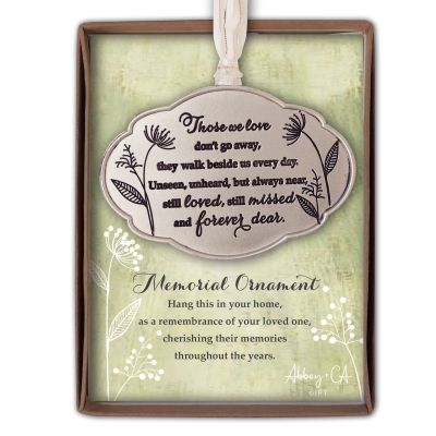 Those We Love Memorial Ornament Oval