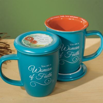 Mug and Coaster Woman Of Faith