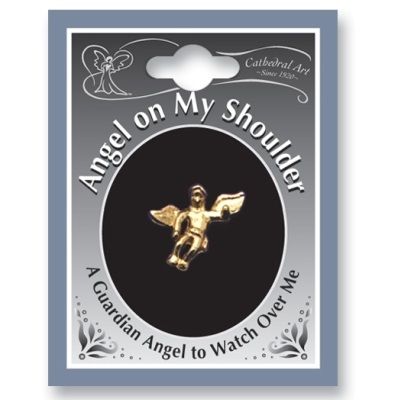 Angel on My Shoulder Pin