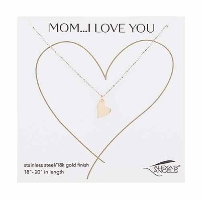 Mom Heart Necklace