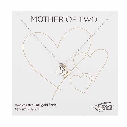 Mother Of Two Necklace