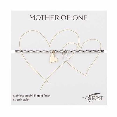 Mother Of One Stretch Bracelet​