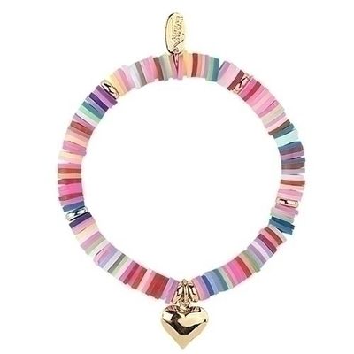 Youth Heishi Heart Bracelet