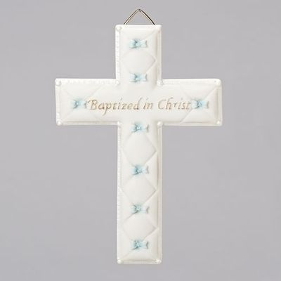 6.5&quot; Baptism Cross Boy