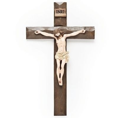 11.5&quot; Wall Crucifix Beveled