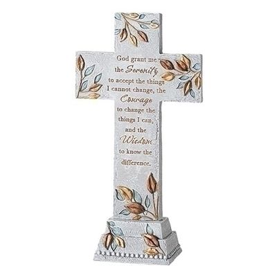 12.5&quot; Serenity Prayer Cross Standing