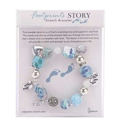 Footprints Clay Bracelet