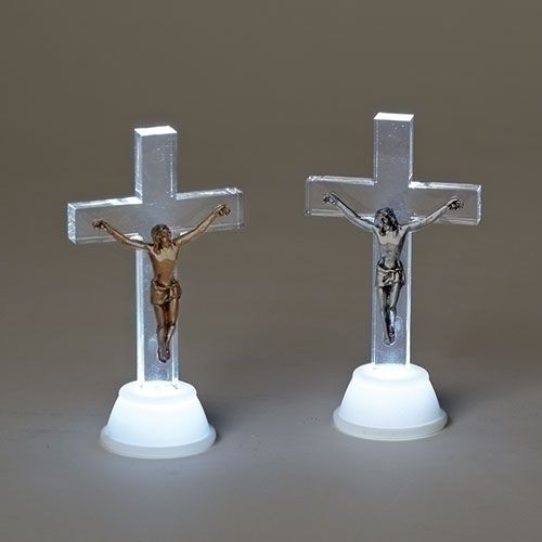 5.5" LED Acrylic Crucifix - 2 Styles