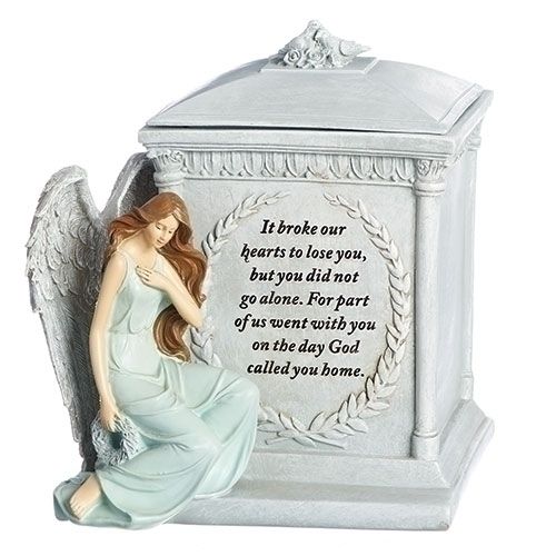 8.5&quot; Memorial Box With Angel