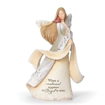 8.75&quot; Memorial Angel Cardinal