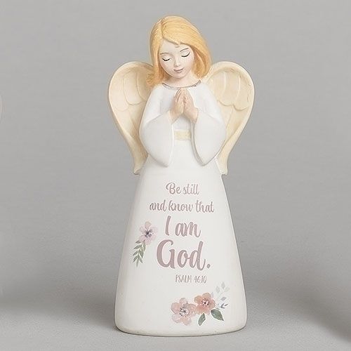4.25&quot; Be Still I am God Angel Figure