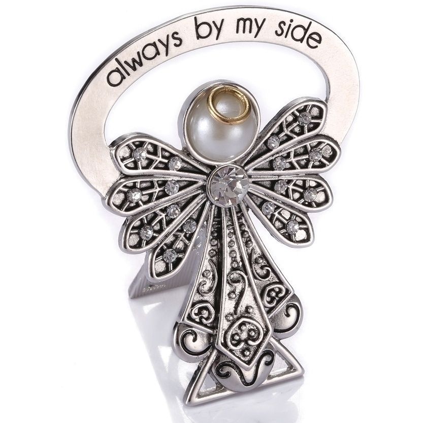 2.5&quot;H Crystal Bedside Angel