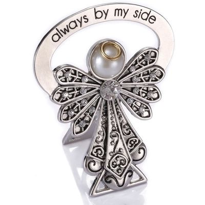 2.5&quot;H Crystal Bedside Angel