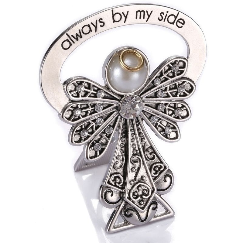 2.5&quot;H Crystal Bedside Angel