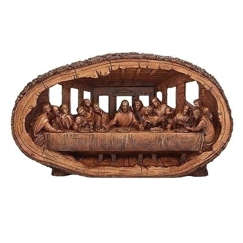 14.5" Last Supper Carved Figure
