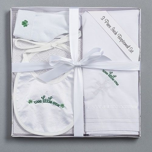 3 Piece Irish Baptism Set