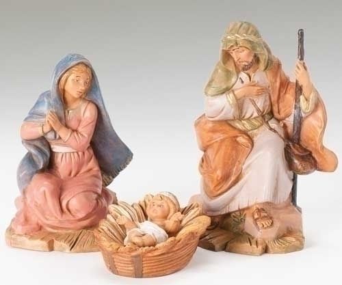 5&quot; Nativity Holy Family 3-piece