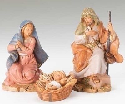 5&quot; Nativity Holy Family 3-piece