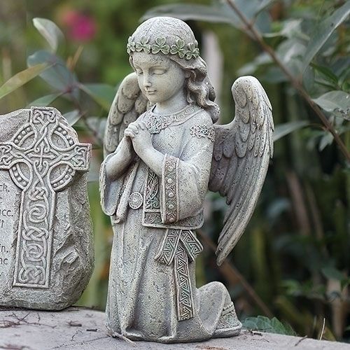 ​12.25&quot; Celtic Kneeling Garden Angel