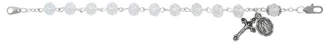 Adult Genuine Crystal Rosary Bracelet