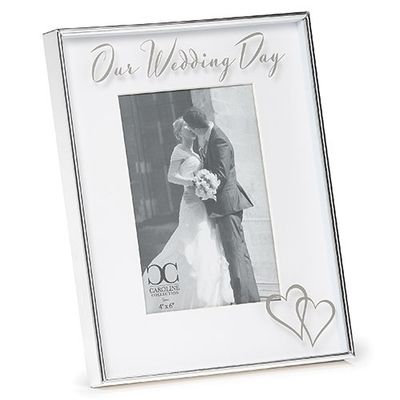 8.75&quot; Our Wedding Day Floating Frame
