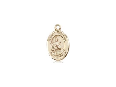 14kt Gold Small St. Gerard- Medal Only