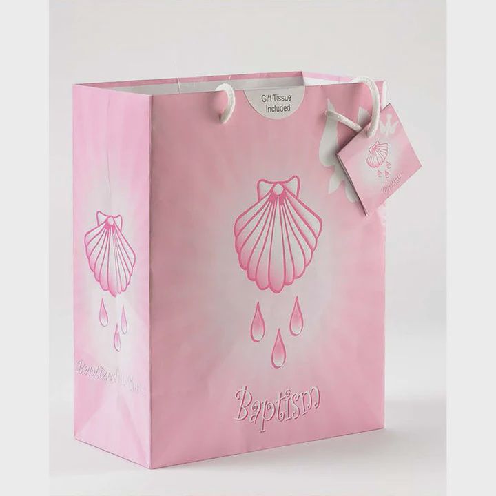 Baptism Girl Small Gift Bag with Tissue