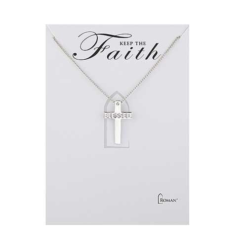 Blessed Cross Necklace Stainless Steel