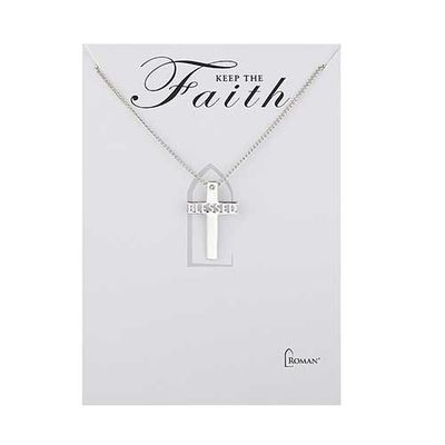 Blessed Cross Necklace Stainless Steel