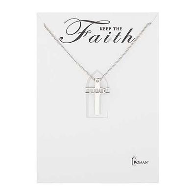 Love Cross Necklace Stainless Steel