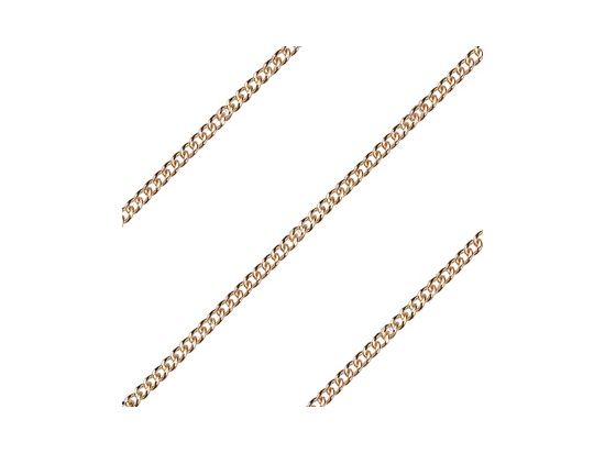 24&quot; 14kt Gold Filled Curb Endless Chain - Carded Disc.