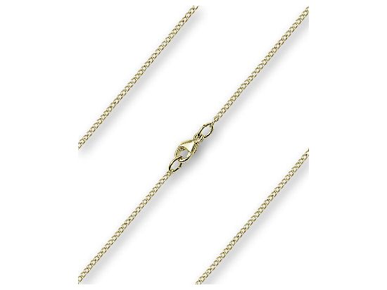 13&quot; 14kt Gold Filled Curb Chain with Lobster Claw - Carded Disc.