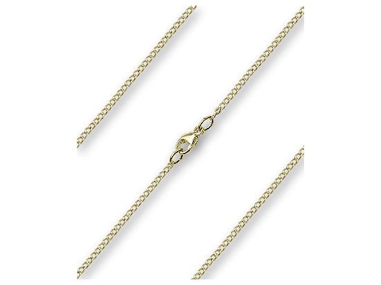 16&quot; 14kt Gold Filled Curb Chain with Lobster Claw - Carded