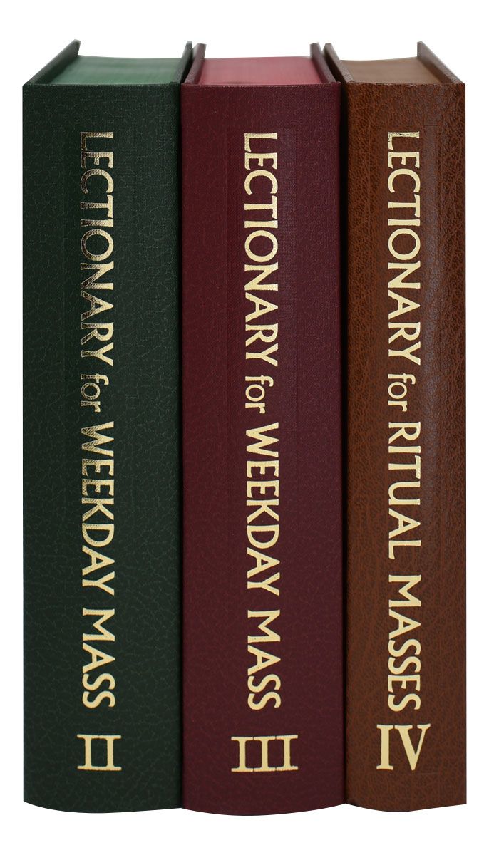 Lectionary- Weekday Mass, Set of 3, Chapel Edition