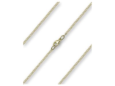 18&quot; Gold Plate Curb Chain with Lobster Claw - Carded