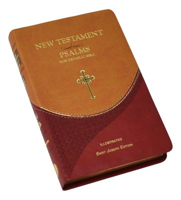 St. Joseph New Catholic Bible New Testament and Psalms - Brown Vinyl