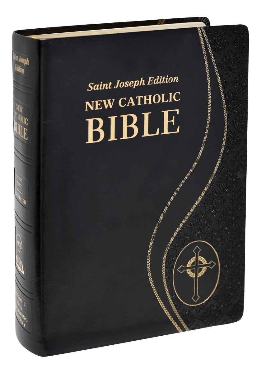 St. Joseph New Catholic Bible (Giant Type) - Black Dura-Lux