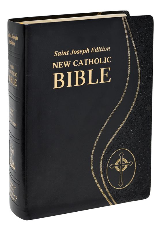 St. Joseph New Catholic Bible (Giant Type) - Black Dura-Lux