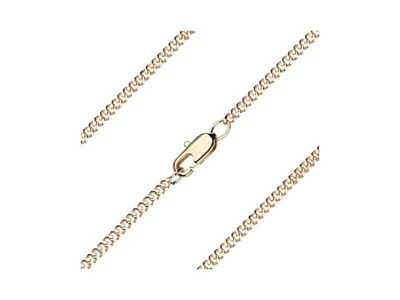 24&quot; Gold Plate Heavy Curb Chain with Lobster Claw- Carded