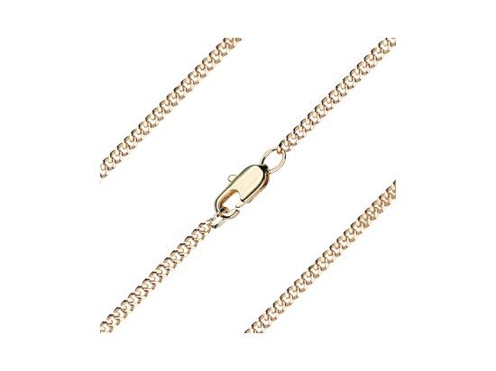 24&quot; Gold Plate Heavy Curb Chain with Lobster Claw- Carded