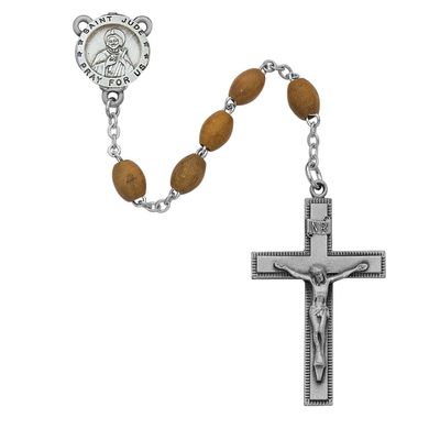 Olive Wood St. Jude Rosary
