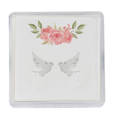 Stainless Steel Dove Earrings