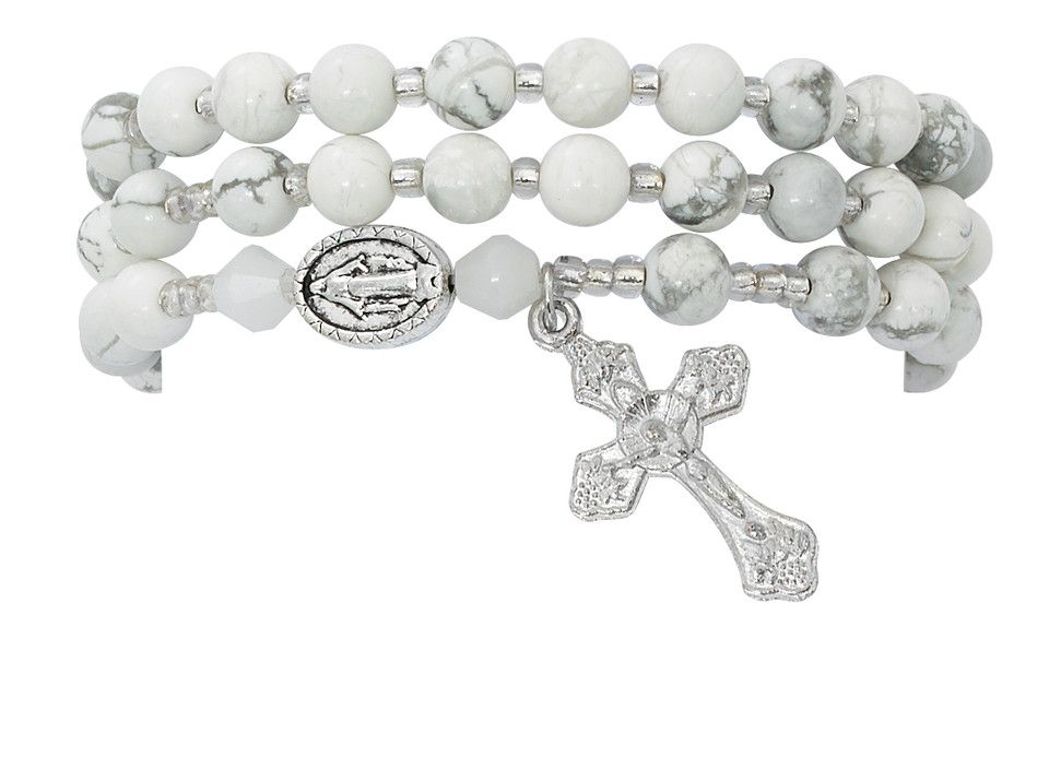 Adult Twistable Howlite Bracelet