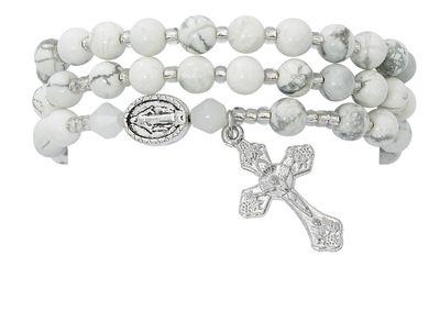 Adult Twistable Howlite Bracelet