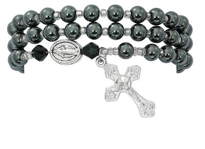 Adult Twistable Hematite Bracelet