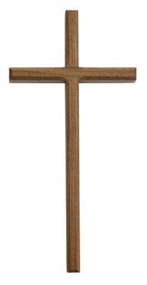 10&quot; Walnut Wall Cross