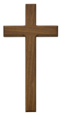 24&quot; Walnut Wall Cross