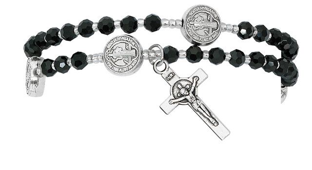 Twistable St. Benedict Rosary Bracelet